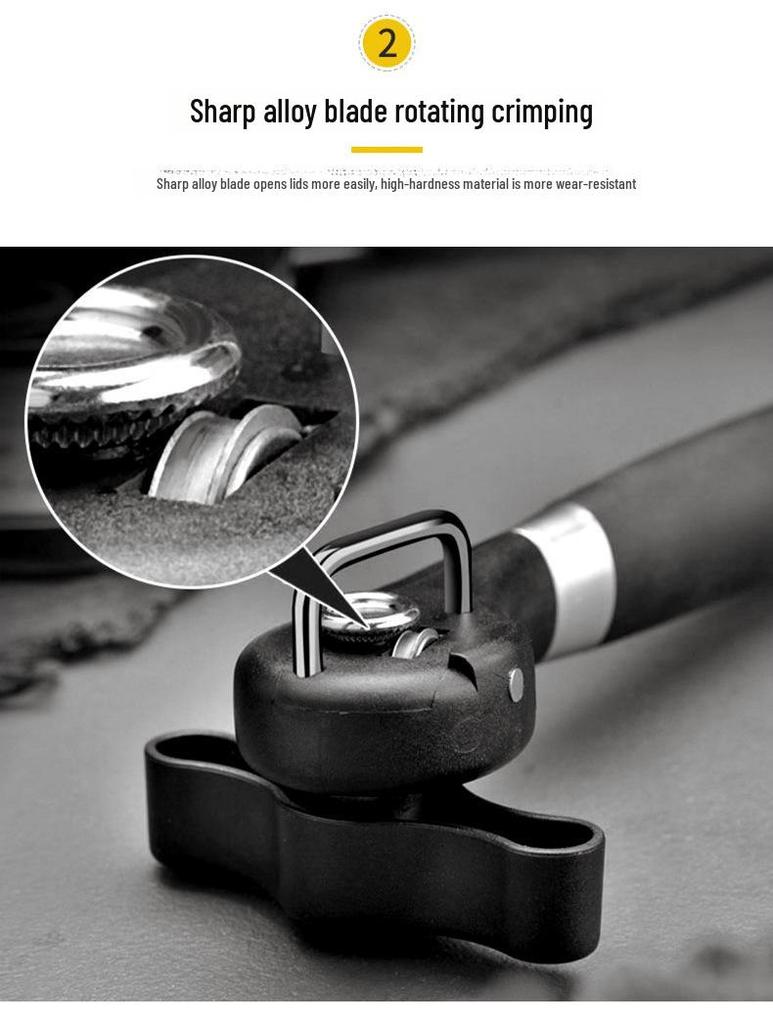 Stainless Steel Multi-Function Safe Can and Bottle Opener
