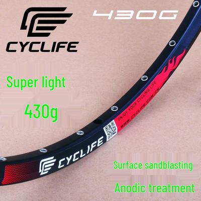 CYCLIFE Ultra Hafif Anodize Alüminyum Dağ Bisikleti Jantı, 32 Delikli, Disk Fren Uyumlu, 430g.