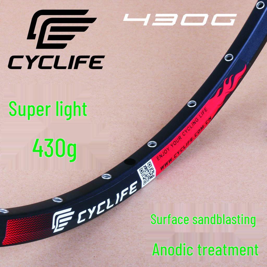 

Сверхлегкий анодированный алюминиевый обод для горного велосипеда CYCLIFE, 32 отверстия, совместимый с дисковым тормозом, 430 г. Aluminum Alloy