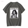 Suspiria 1977 T Shirt Long Or Short Sleeves Vintage Washed Fashion Top For Everyday Wear Casual Designer Clothes Versatile