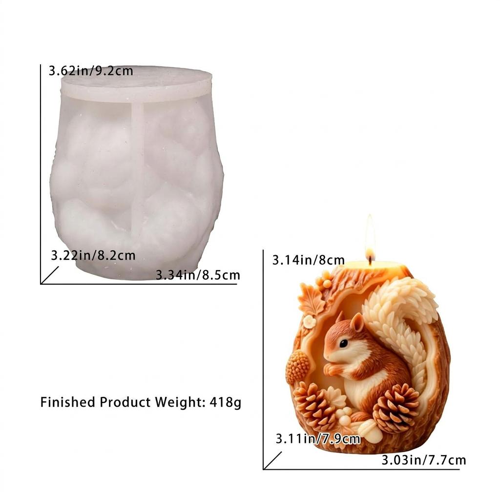 Silicone Craft Mold Reusable Aromatherapy Candle Mold Pinecone Silicone Mold Vivid For Living Room Handmade Gift Study