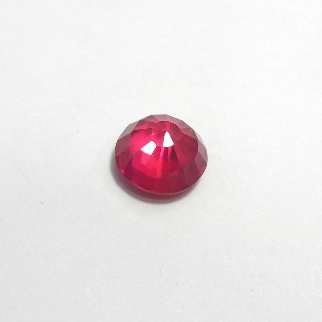 Amazing CERTIFIED 2.95 Ct Round Cut Red Ruby Natural Loose Gemstone P-4734-Ra