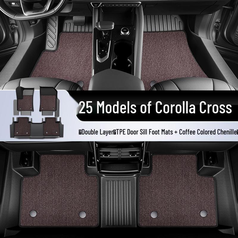 2025 Toyota Corolla Cross TPE Full Coverage Floor Mats & Accessories