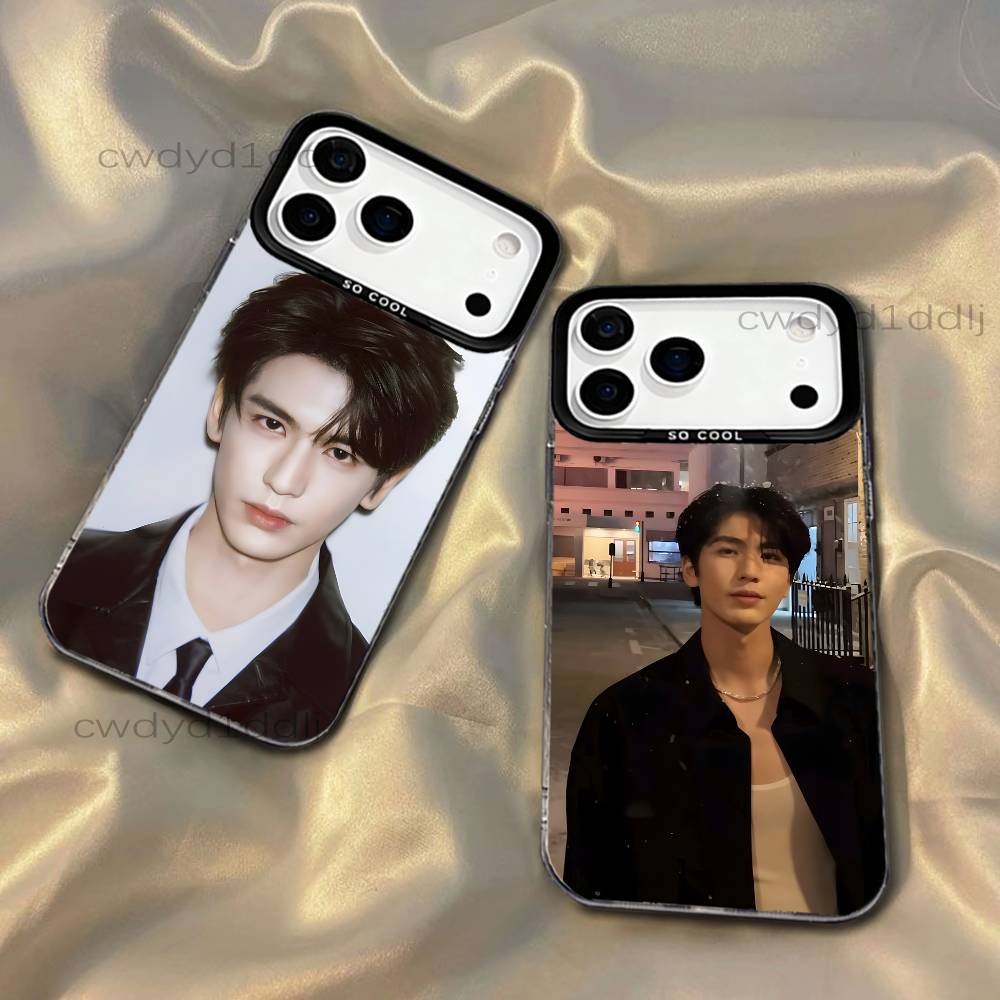 Zhang Ling He For iPhone 17,16,15,14,13,12,X,8,Pro,Max,Plus,SE4,Air,Mini Black IMD Matte Case