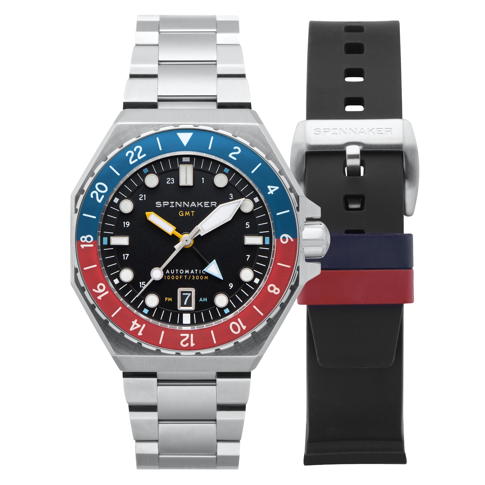 

Dumas Watch Automatic 30 ATM Water Resistant Sapphire Crystal Black Dial [SPINNAKER] SP-5119-44 Men s [Authentic]