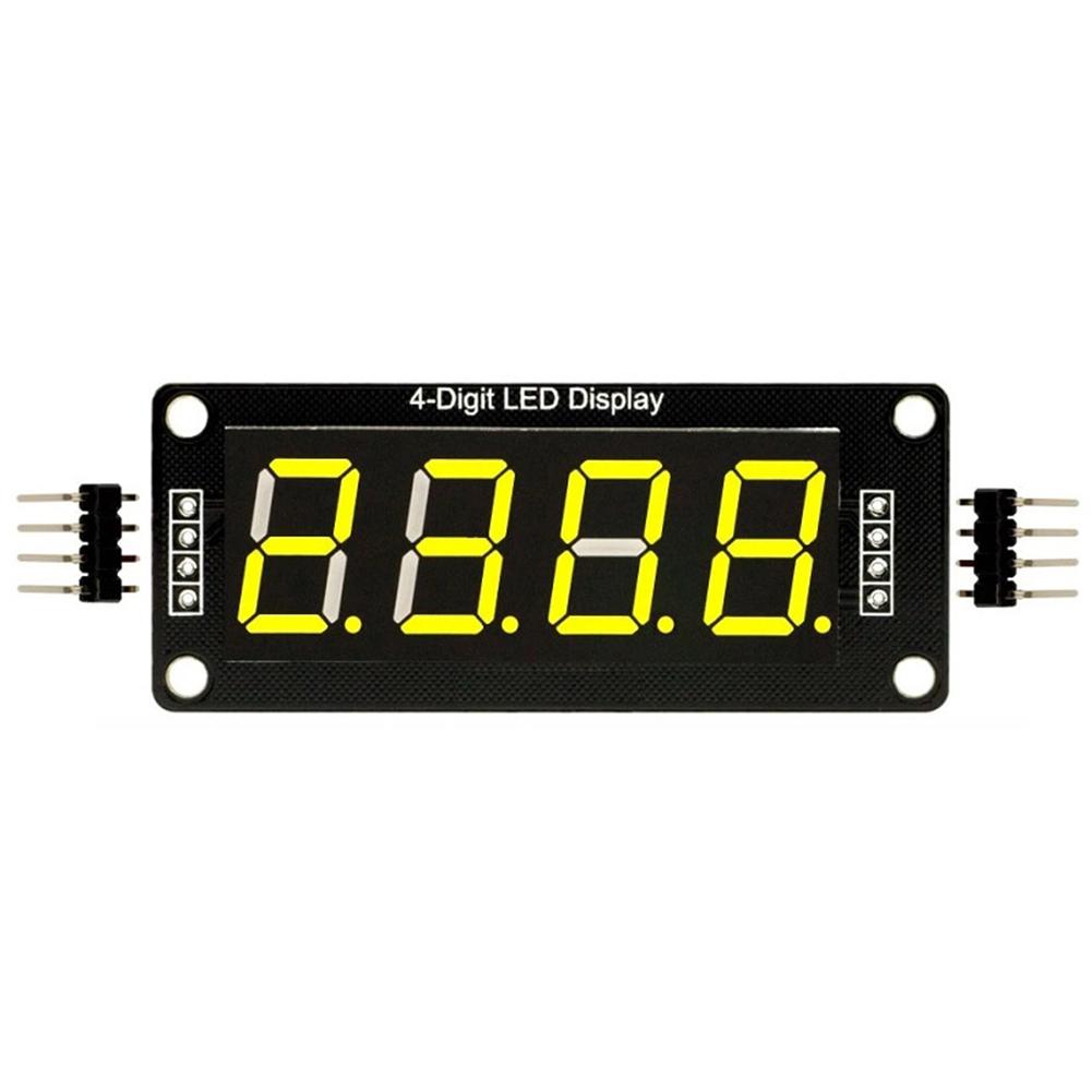 1-5 Stück 0,56 Zoll Digitalanzeigemodul TM1637 Treiber für Arduino 4-stellige 7-Segment-Zeituhr-Anzeigeröhrenmodul I/O 2 Pins