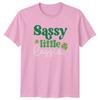 Sassy Little Lassie Unisexs TShirt St Patricks Day Irish Gift For Her
