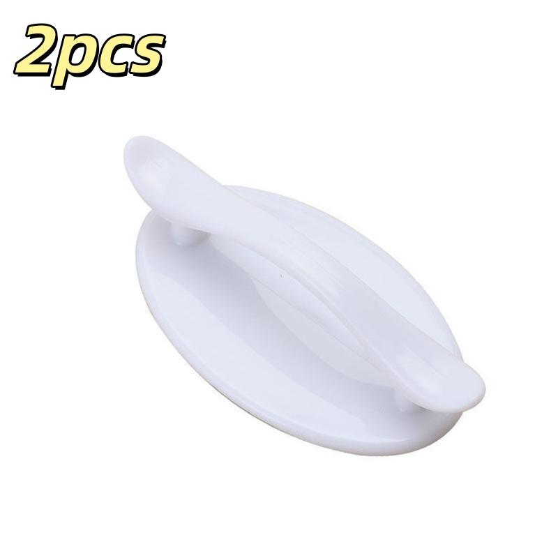No Drill Anti Collision Cabinet Pull Handle Self Adhesive Sturdy Build for Bathroom Wardrobe Kitchen Drawer