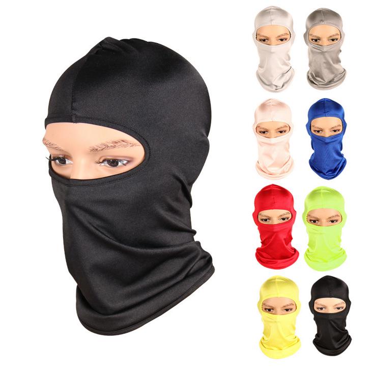 Summer Lycra Cycling & Motorbike Balaclava - Windproof, Dustproof, Sun Protection