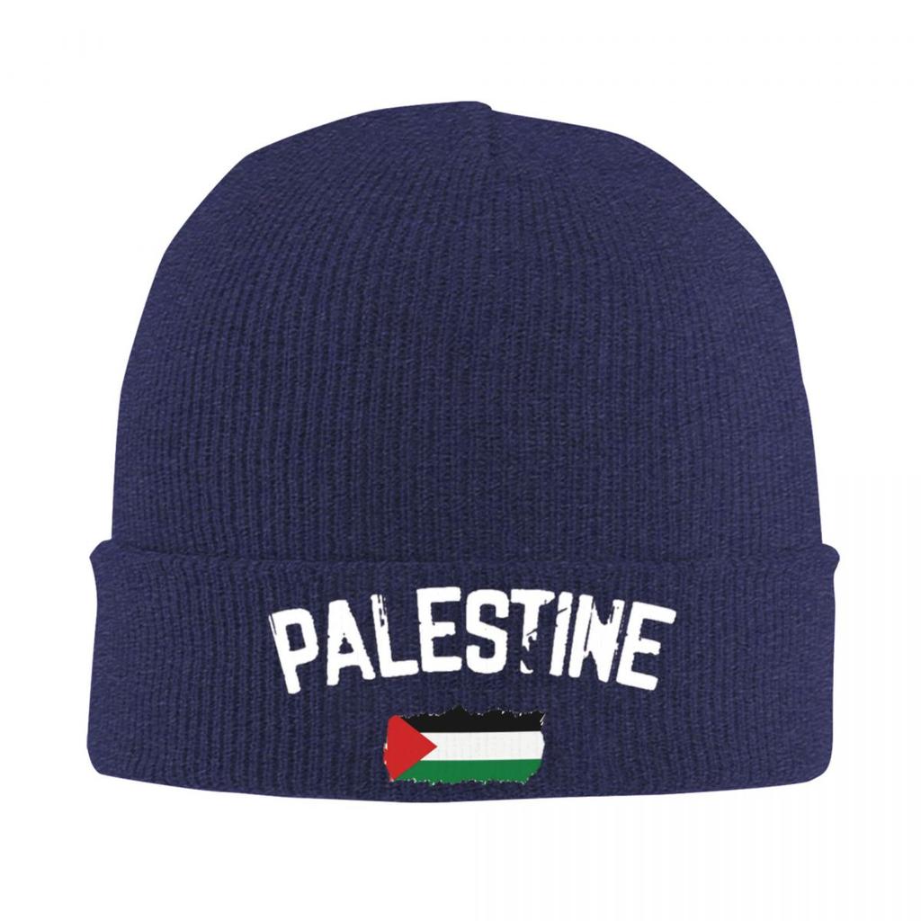 Klobouky s vlajkou Palestiny Podzimní Zimní Čepice Beanie Módní Čepice Pánské Dámské Akrylové Pletené Čepice