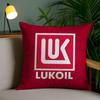 Pillow Case Fashion L-Lukoil Sofa Short Plush Double-Sided Hd Printing Room Home Office Gift Cushion Cover