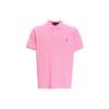 Polo Polo Logo Print Kurzarm Poloshirt Herren Oberteile Rosa 710680784-350