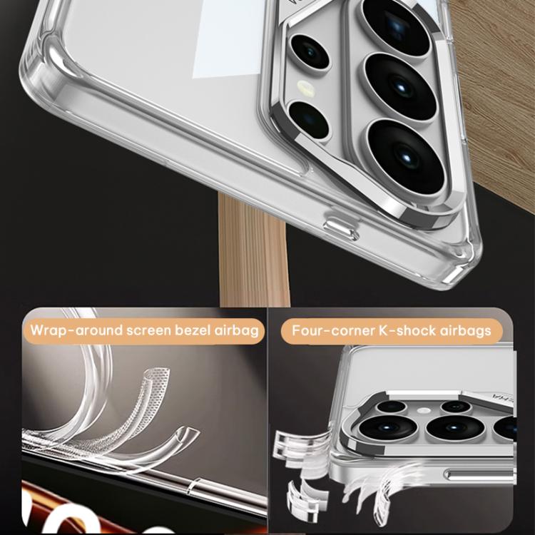 Space Series Airbag Full Coverage Phone Case For Samsung Galaxy S26 Ultra 5G, Shockproof Heat Dissipation Protective Cover