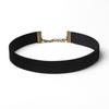 Personality Design Punk Style Black Lace Choker Necklace for Women Charm Geometric Square Pendant Goth Jewelry Accessory Gift