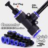 20/30/50cm 360° Bend Misting Nozzle Adjustable Sprayer Outdoor Garden Irrigation Watering Sprinklers 6-16mm Tube Quick Connect