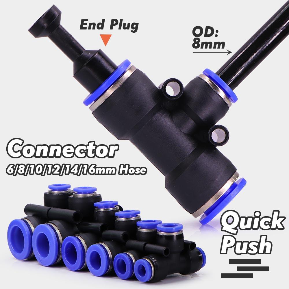 20/30/50cm 360° Bend Misting Nozzle Adjustable Sprayer Outdoor Garden Irrigation Watering Sprinklers 6-16mm Tube Quick Connect