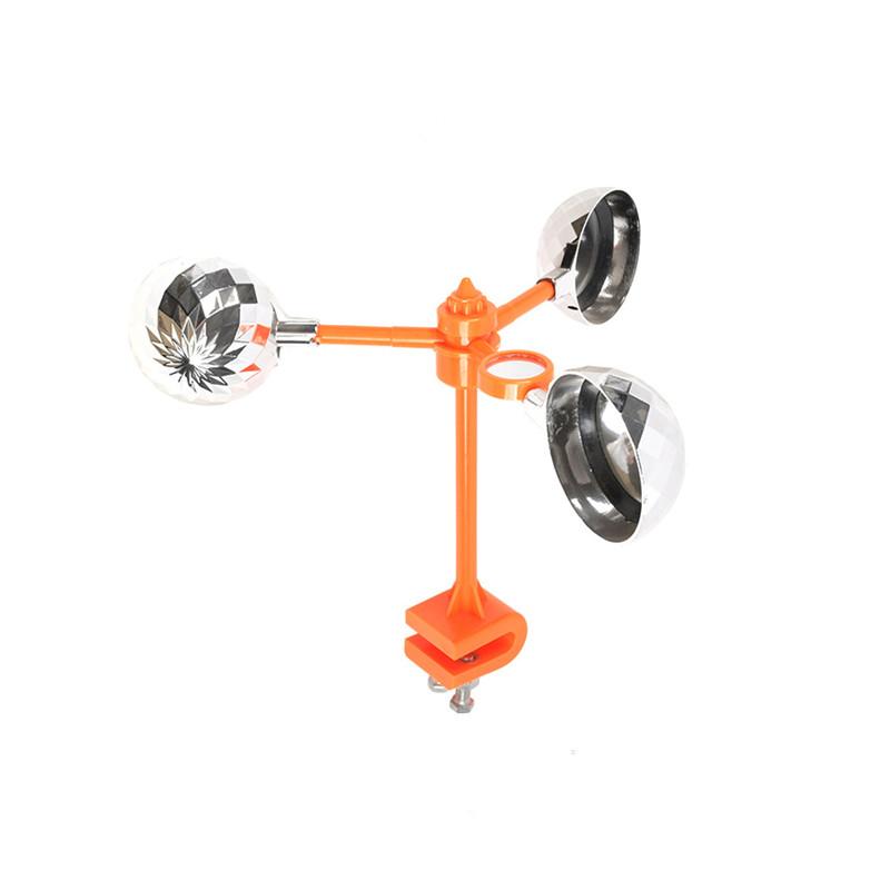

Bird Repeller Waterproof Bird Repelling Device 360Degree Rotating Reflector Farm Orchard Bird Scaring Device