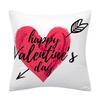 Home Decor Pillowcase Decor Valentine Letters Love Print Cushion Cover for Sofa Home Super Soft Peach Skin Pillow Case 45x45cm