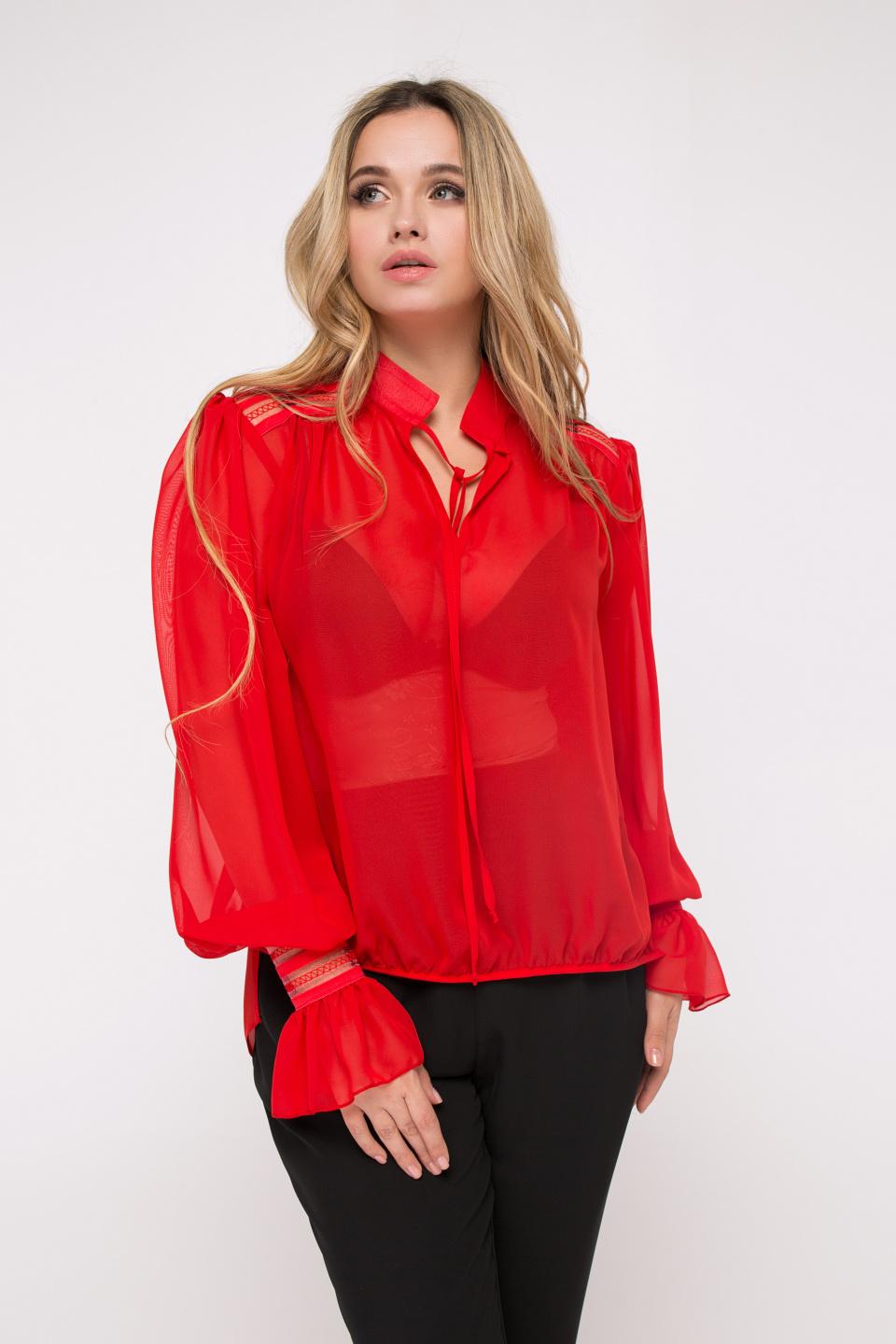 

Блуза Ілюзія Luzana L червоний