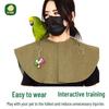 Parrot Diaper Nappy & Shawl Protector: Anti-Scratch/Bite Peony Design for Budgie & Cockatiel