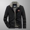 Mens Casual Outdoor Jacket With Multiple Pockets Loose Fit Wind-Resistant Breathable Hiking Camping Winter