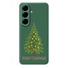 For Samsung Galaxy A56 5G Case Christmas Tree Pattern Printing Straight Edge TPU Phone Back Cover