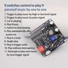 10W 20W MP3 Player Sound Module Voice Playback Board 9CH OneforOne Control Audio Player Module