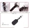 Kinotaka Leather Key Cover for Honda RP6/RP7/RP8 (2022~), New Vezel, RV Odyssey (2023~), Key Holder, Black