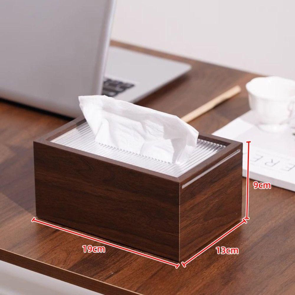 Creative PU Leather Tissue Box Square Shape Soft Rectangular Napkin Dispenser Rack Tissue Case for Living Room