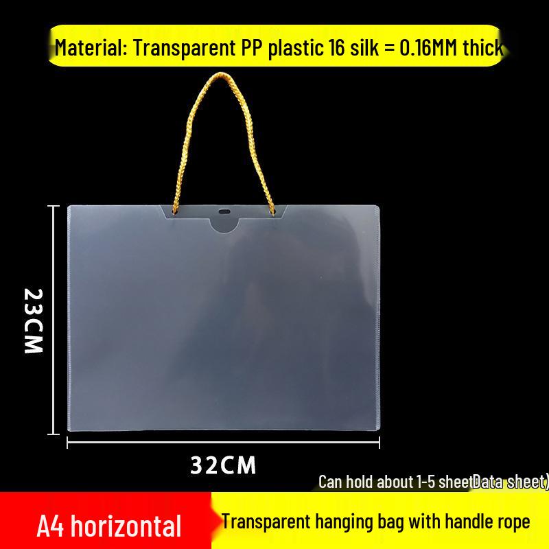 Durable Translucent Multi-Size Document Sleeve & Organizer