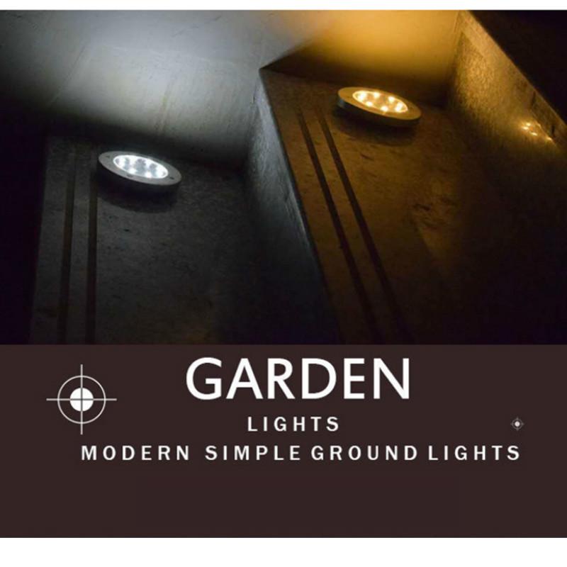 Ground Light Solar Garden Yard Landscape Lawn Lamp Buried Light Outdoor Road Stairs Decking Light