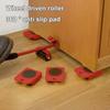 Möbelroller mit Rädern Schwerlast Möbelheber und Gleiter-Set Ergonomischer Griff Möbeltransportroller Werkzeuge zum Tragen