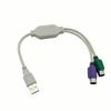 USB2.0 A Male to PS2s with Mouse and Keyboards Support for Scanning PS2s to USB Adapter Adapter Cable