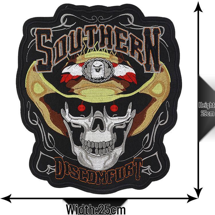 

Великий вишитий патч з орлом для прикраси мотоциклетної куртки