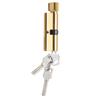Cylinder Lock Door Locker Core Home Security System Tool Aluminum with Key for Cabinet Mailbox Drawer CupboardGold