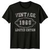 Vintage 1960 Limited Edition 66th Birthday Gift Unisexs T Shirt