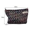 Luxury Woolen Women's Cosmetic Bag Retro Female Toiletries Storage Bags Casual Portable Girls Travel Clutch Makeup Case Handbags