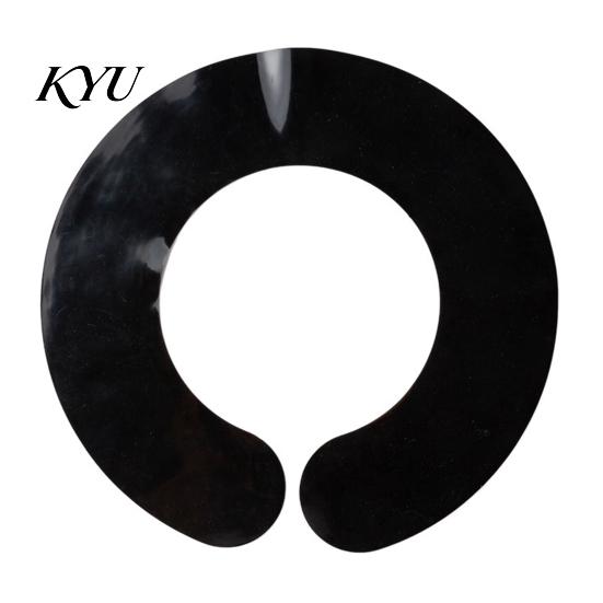 Reusable Hairdressing Cape Silicone Hair Cutting Collar, Waterproof Haircut Neck Wrap Guard, Dyeing Pad for Barber Shop Guard