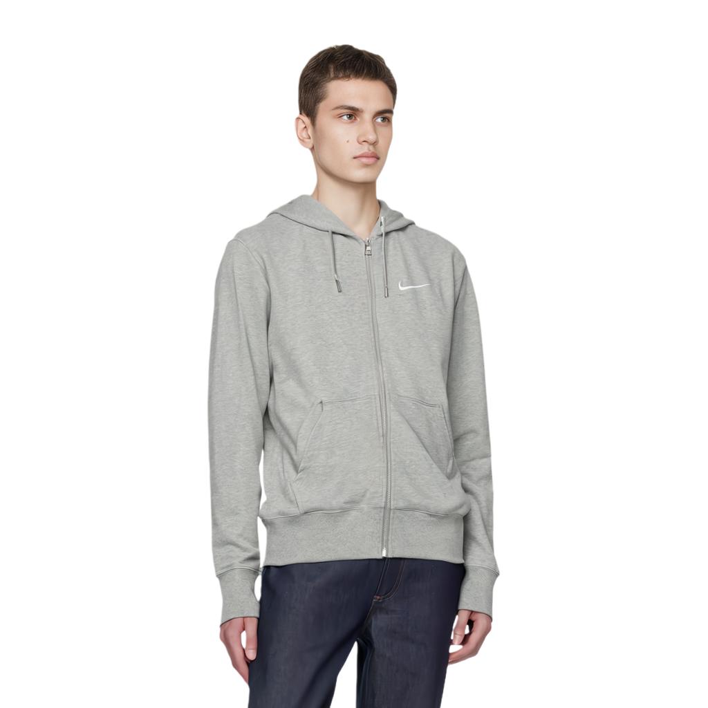 Nike Sweatshirts Men's Gray Hooded Moderate Cardigan 521574-063