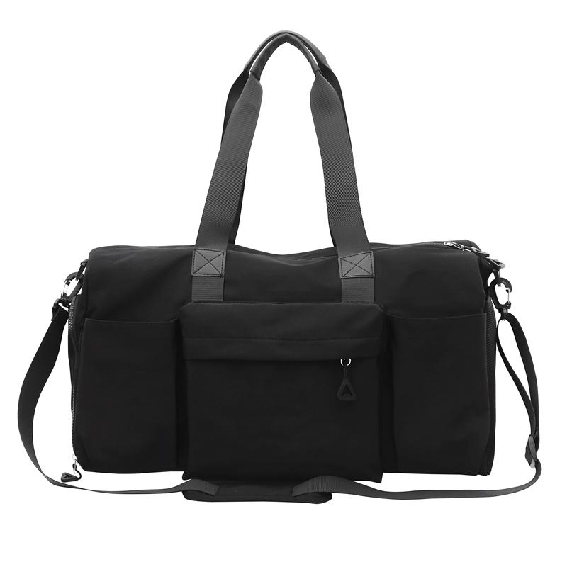 

Сумка для путешествий на короткие расстояния Мужская Женская Большая вместимость Многофункциональная Спортивная сумка для йоги и фитнеса На плечо Кроссбоди Багажная сумка чёрный
