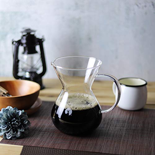 PEARL METAL Captain Stag Coffee Pot & Filter Set, Black, 800ml, UW-3514