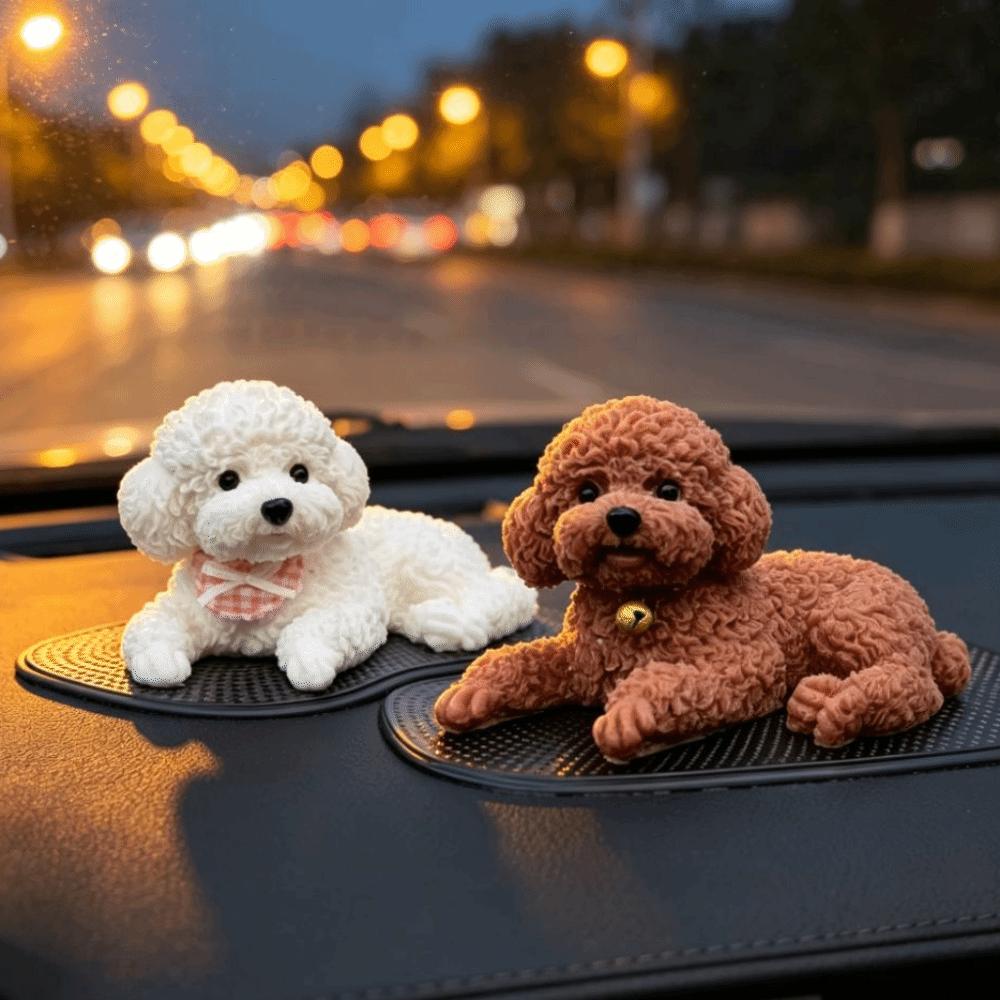 Slow Rebound Car Dashboard Decor Silicone Dog Toy Reduce Pressure Ornament Car Auto Interior