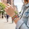 Geometric Type Elastic Bracelet Colorful Stackable Bracelet Fashion Tila Beads Bracelet  Women