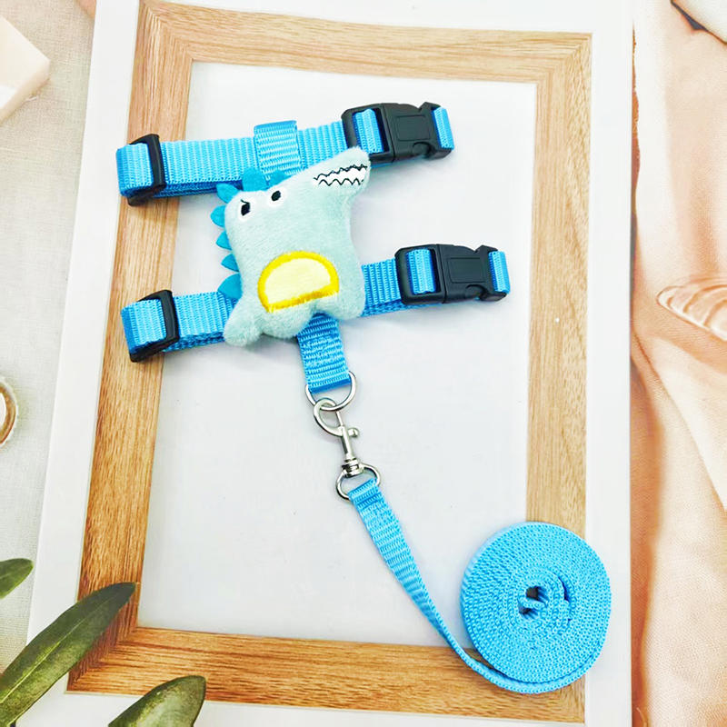 Cute Pet Dog Walking Supplies Towing Rope Chest Strap Collar Adjustable Cat Harness Small Medium Pets' Accessories Small Animals