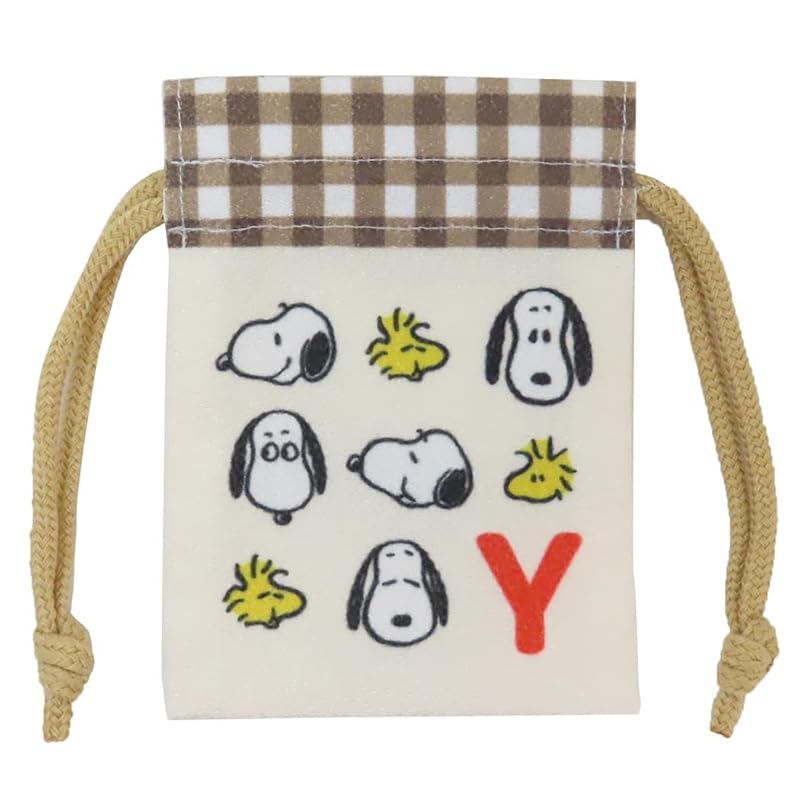 

initial bean purse Y snoopy