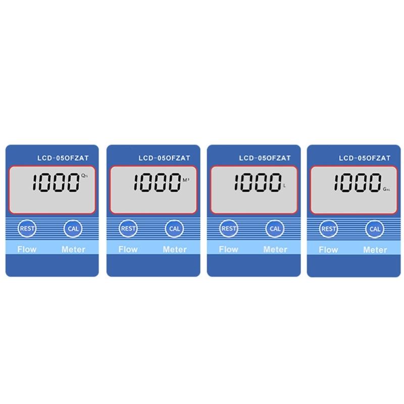 Fluidmeter Counter DN10 30-1200L/H Flow Sensors Water Oil Flow Meter Flow Measuring Instrument Liquid Flowmeter