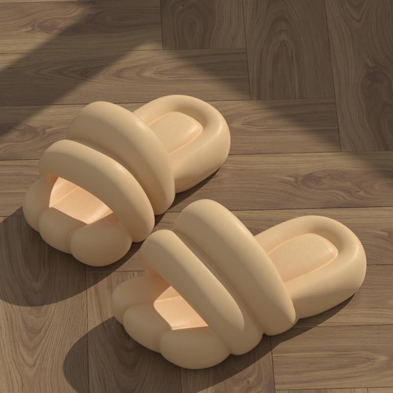 Indoor Nonslip Eva Slippers For Home Use With Thick Sole For Couples Comfort
