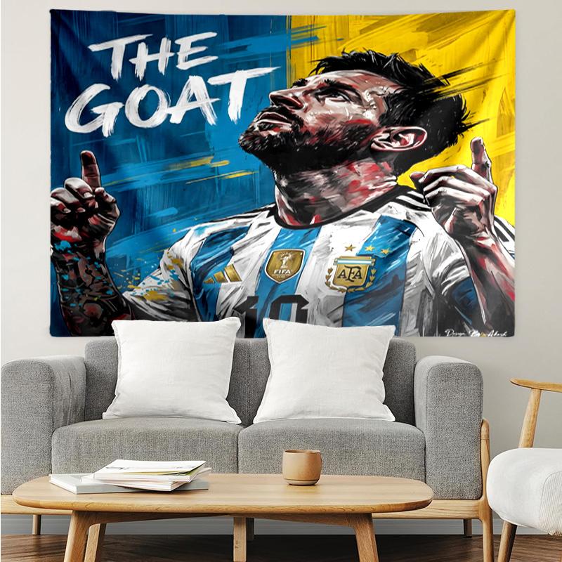 Goat Argentina Legend Tapestry, Unique Design Tapestry, Suitable for Bedroom,Livingroom, Playroom,Heartwarming Fan Holiday Gifts