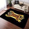 Wild Cats Print Area Rug Machine Washable Flannel Carpets Non-slip Mat for Bedroom Living Room Home Decor Animal  Floor Mat