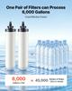 VEVOR Gravity-fed Water Filter System, 11.36L 304 Stainless-Steel Countertop Water Filtration System, Reduces Lead and up to 99% of Chlorine